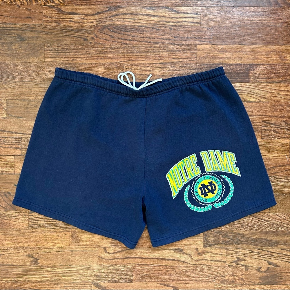 Vintage Notre Dame Lounge Shorts